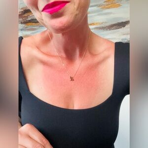 Capricorn Zodiac Gold Plated Necklace